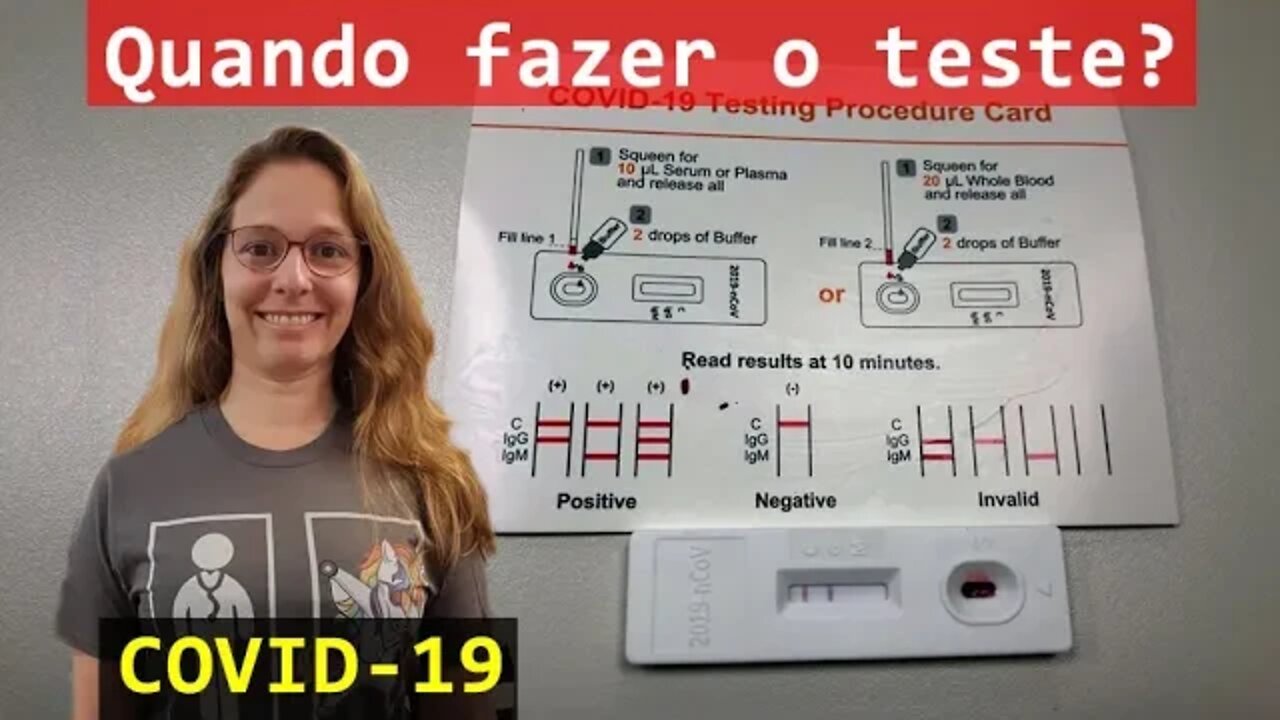 Testes para COVID-19, quando fazer o exame do Coronavírus? (PARTE 1) #57