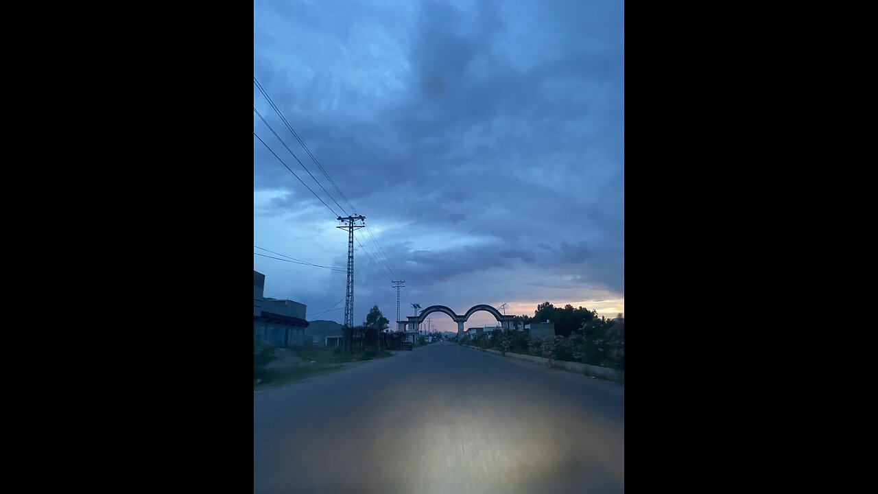 Kohat Highway Road Evening Time View Beautiful #kohat #kohatpakistan #viral #viralvideo #tranding