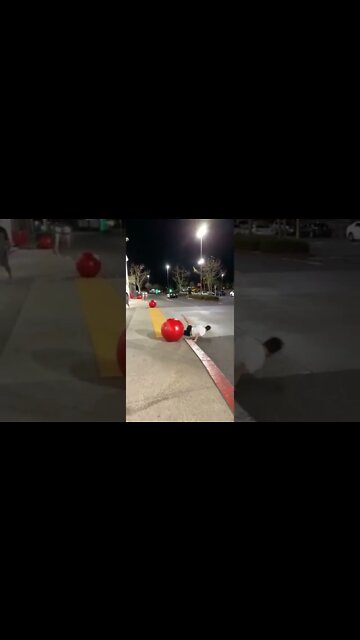 Guy Does Gymnastics On Target Ball! #MegaFails #Shorts