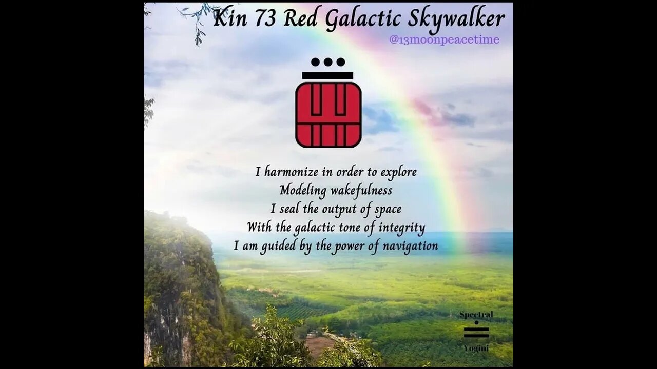 KIN 73 RED GALACTIC SKYWALKER 8 BEN