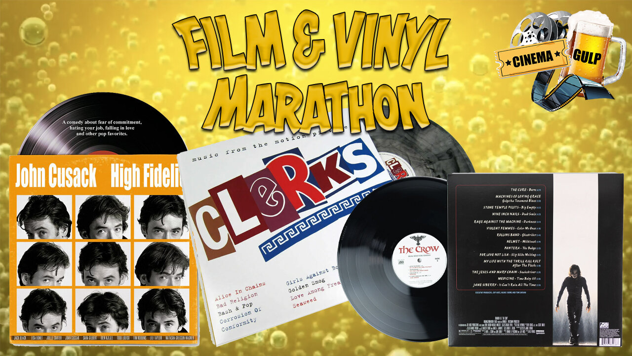 Film & Vinyl (The Crow/High Fidelity/Clerks)