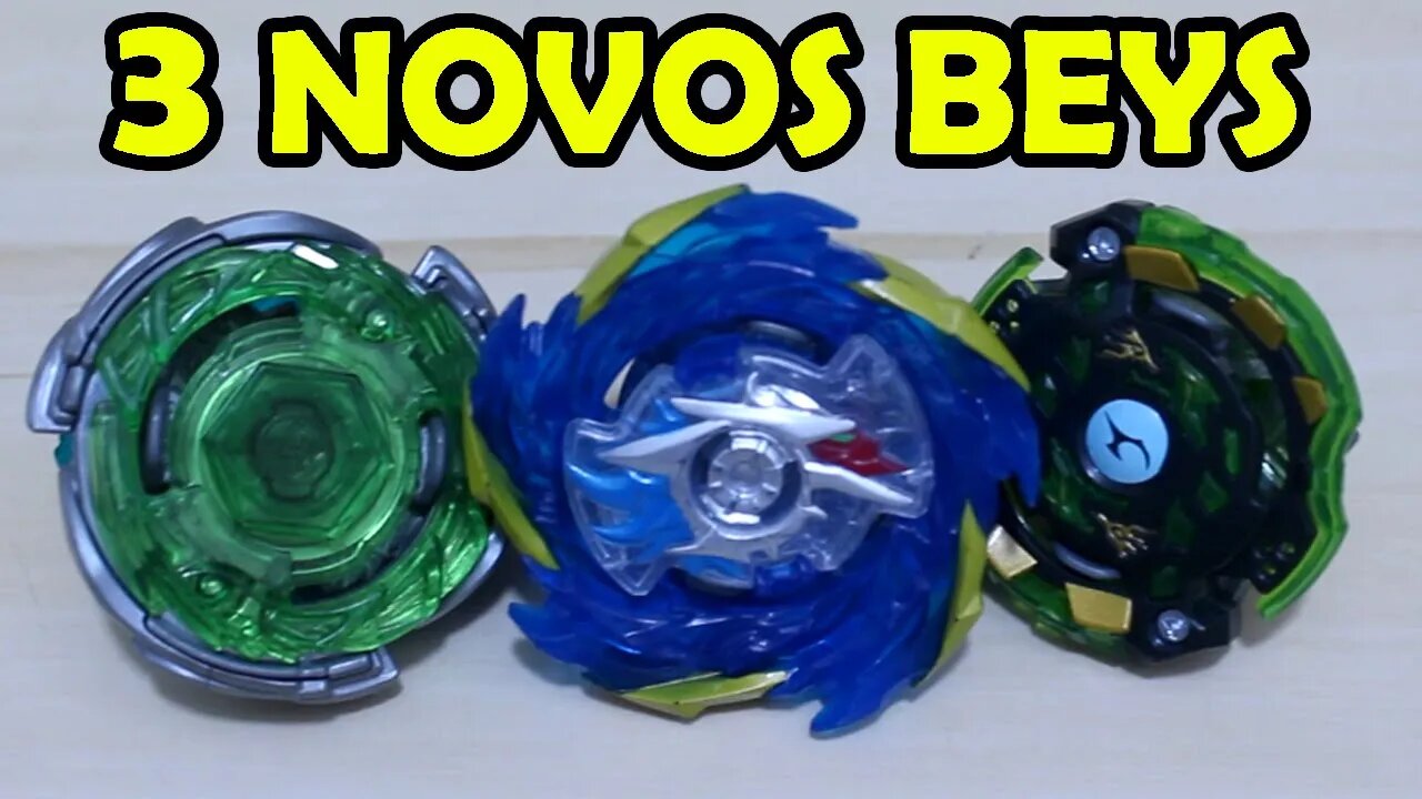 ANALISANDO um LOTE com 3 BEYS INCRÍVEIS | Beyblade Burst | Análise e Testes