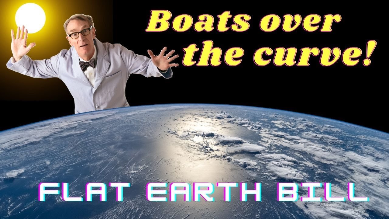 Bill Nye claims ships disappearing over the horizon proves curvature