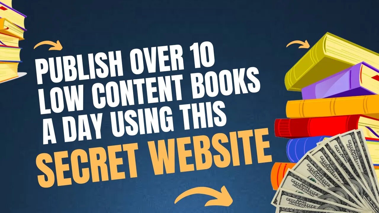 Use this Secret Website to Create Unlimited Amazon KDP Low Content Books #amazonkdp #kdp