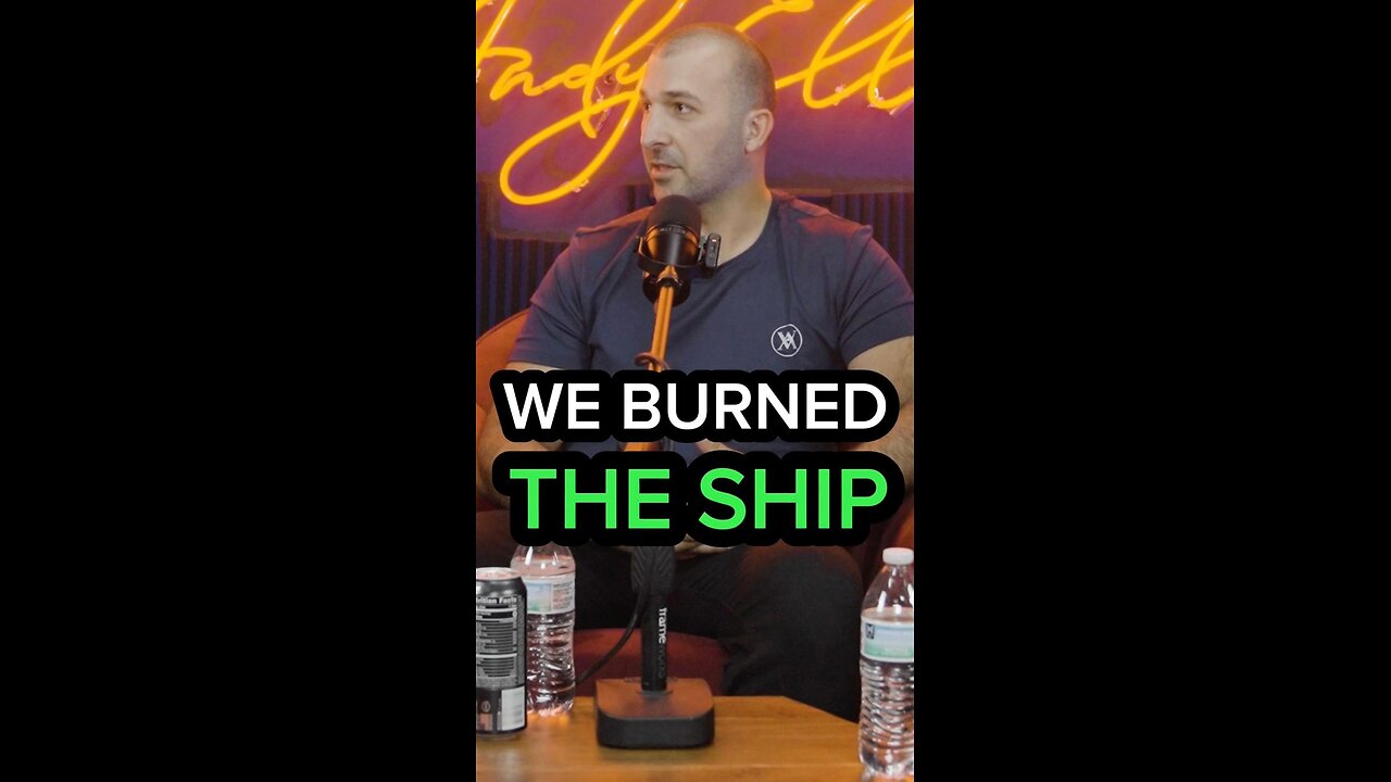 WE BURNED THE SHIP