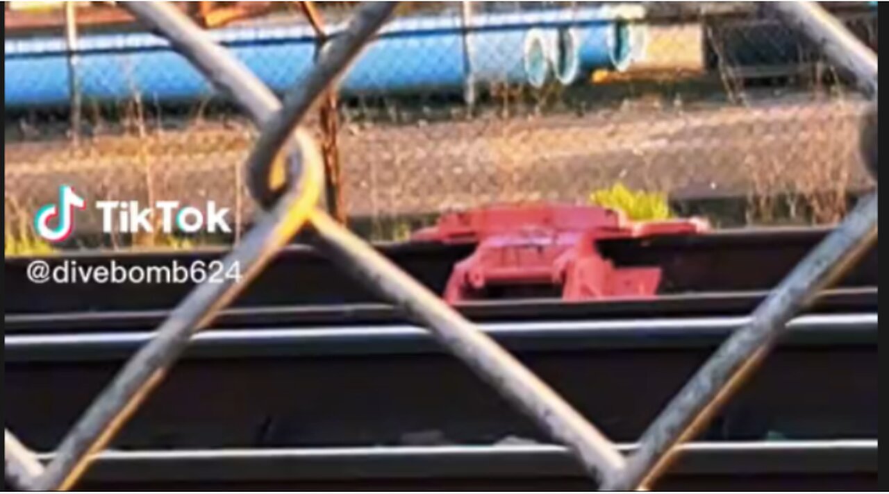 WHAT'S THIS?? A Derail Device on RR Tracks Near Water Treatment Plant!!