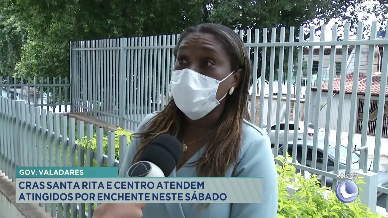 Gov. Valadares: CRAS Santa Rita e centro atendem atingidos por enchente neste sábado