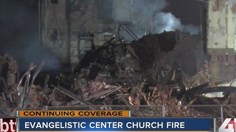 Fire at KC church still burning 30 hours later