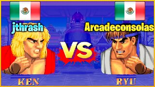 Street Fighter II': Champion Edition (jthrash Vs. Arcadeconsolas) [Mexico Vs. Mexico]