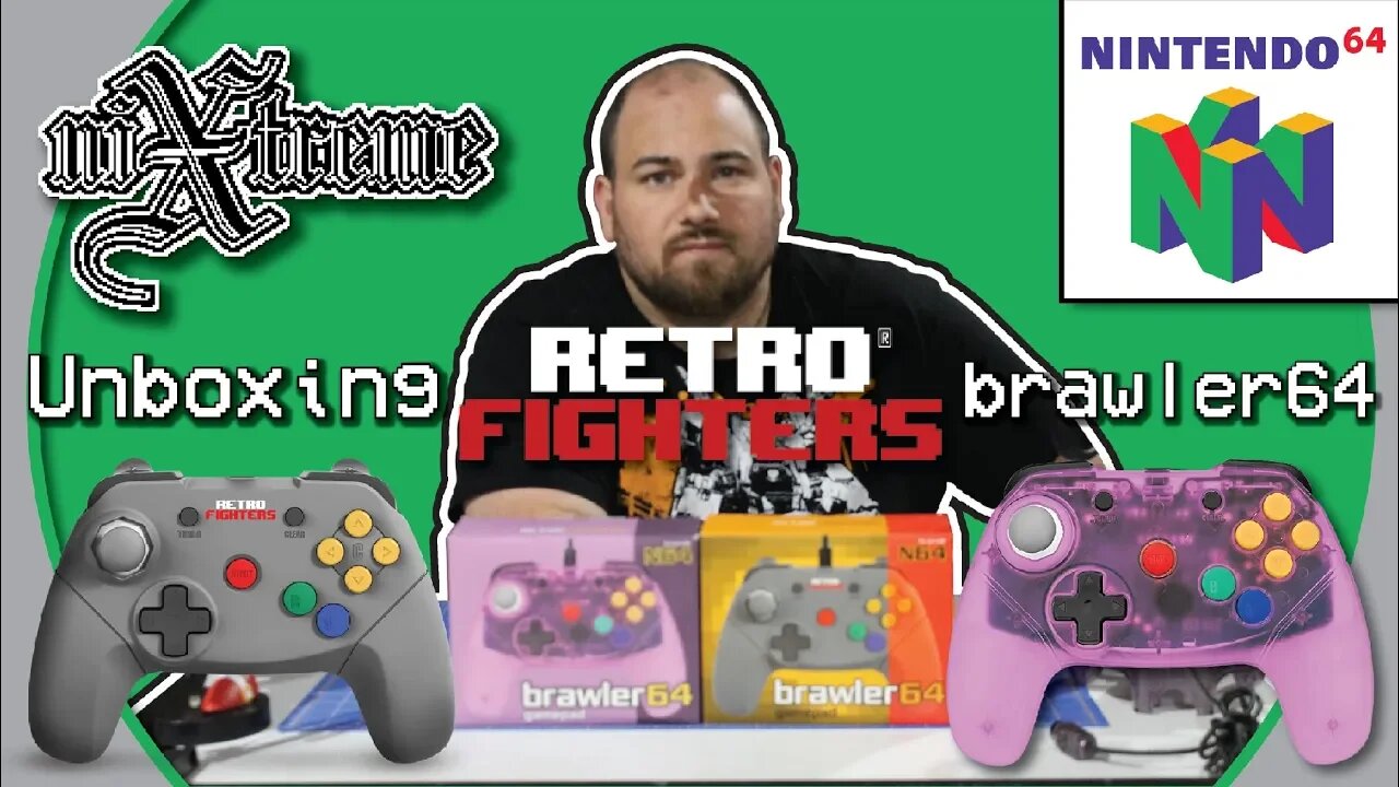 Unboxing - Retro Fighters Brawler 64 Controllers, Grey, Atomic Purple