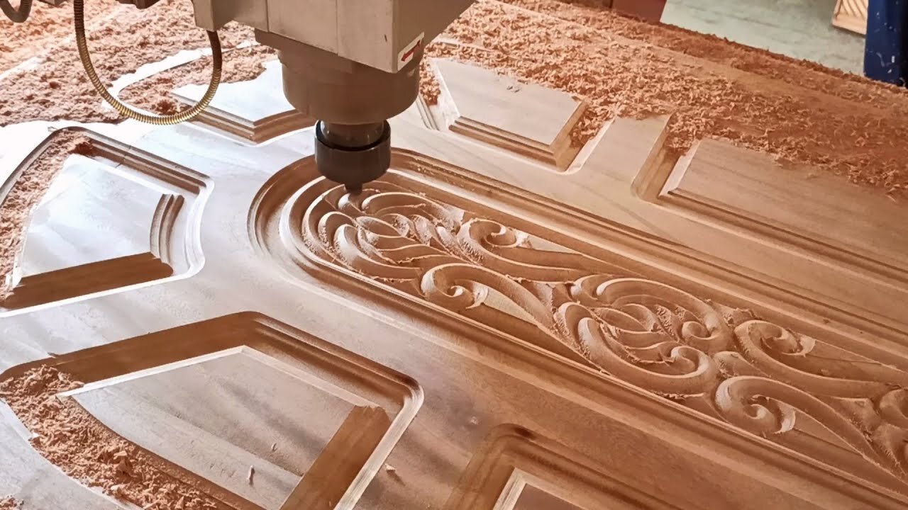 55 Moments Satisfying Wood CNC