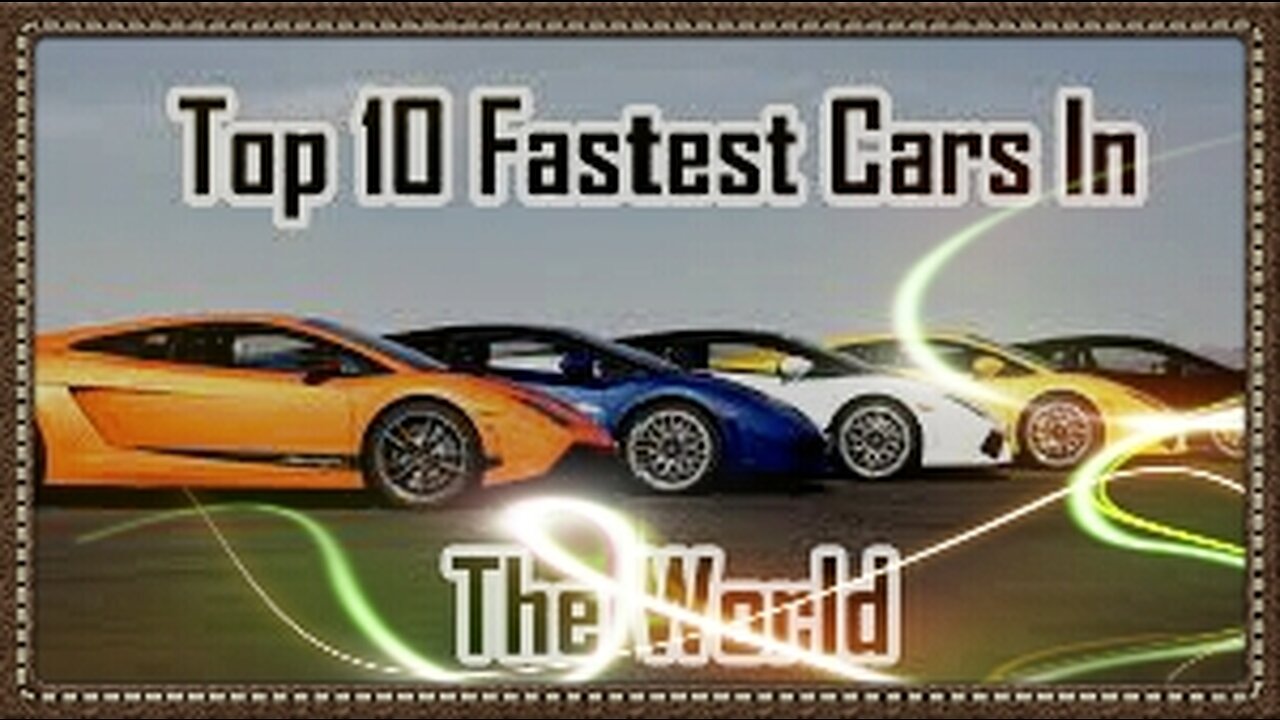 Top 10 Fastest Cars In The World 2022