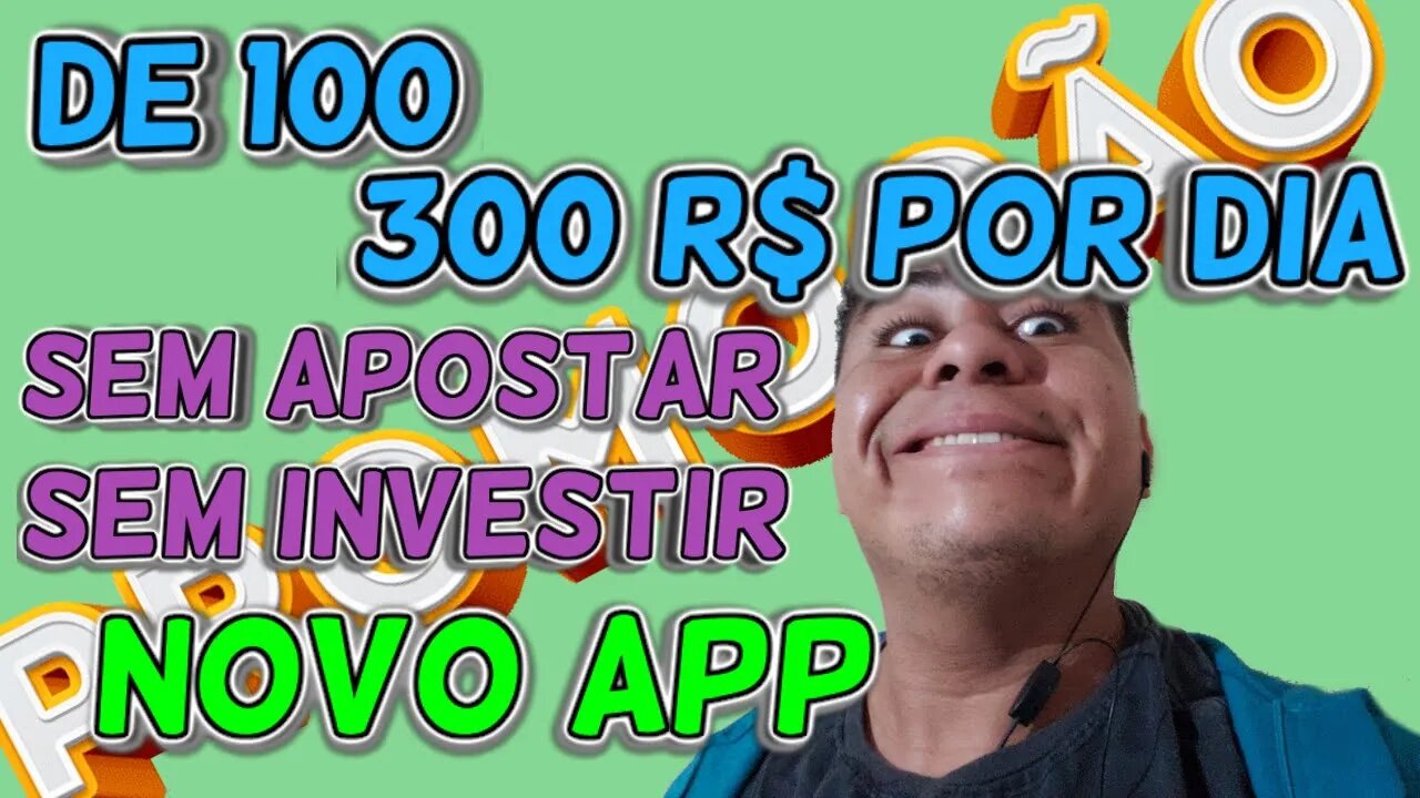 NOVO APP PAGANDO DE 100 A 300 REAIS NO PIX, TRABALHANDO PARA APP