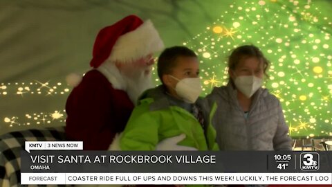 Visit Santa at Rockbrook Village; next weekend there will be free wine