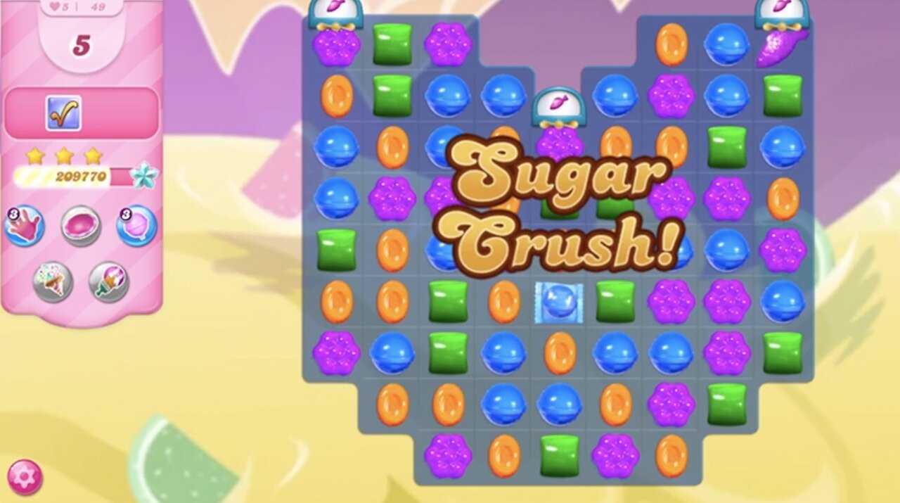 Candy Crush Saga | Level 49 | NO BOOSTERS | 3 STARS | 287520 🦄