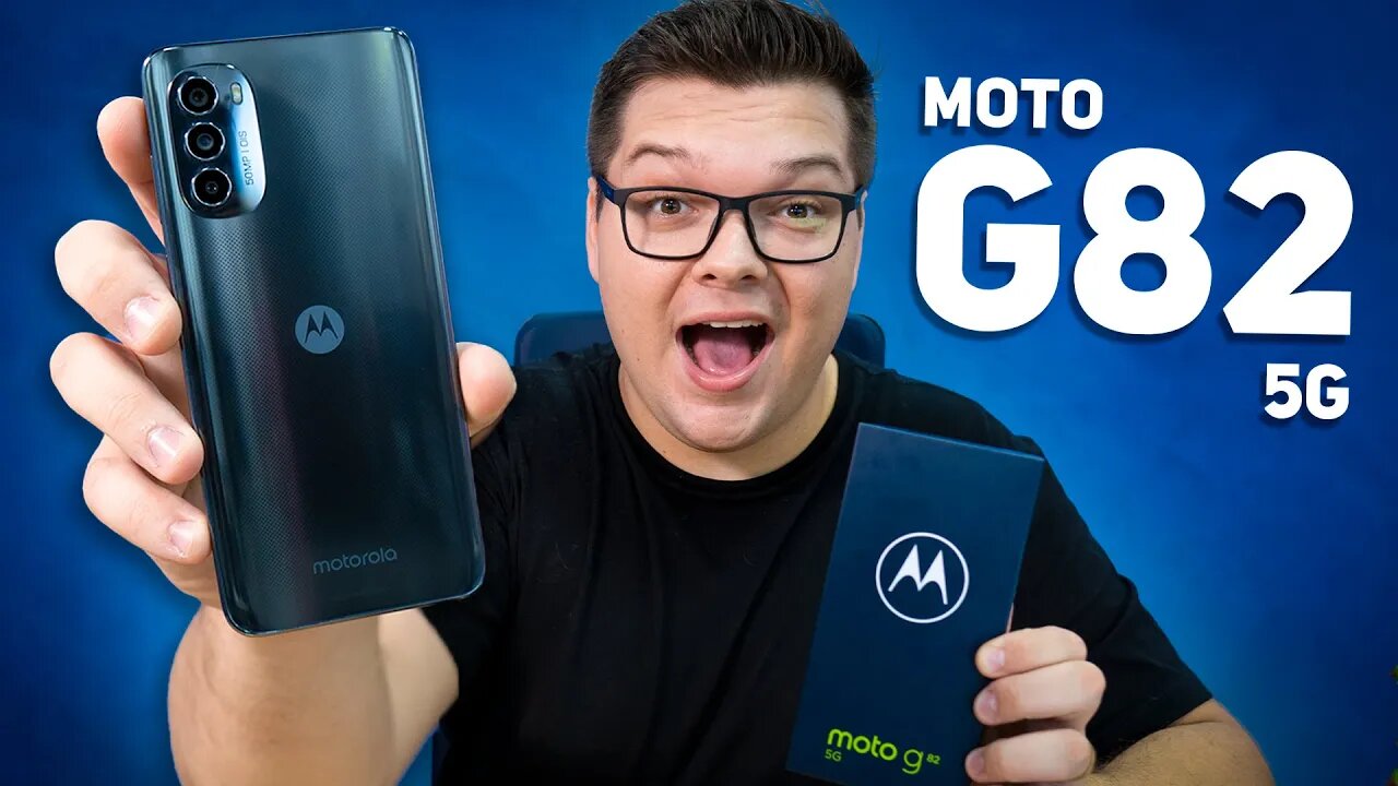 CHEGOU! MOTO G82 5G | TELA OLED, 120HZ E MUITO MAIS! UNBOXING E PRIMEIRAS IMPRESSÕES