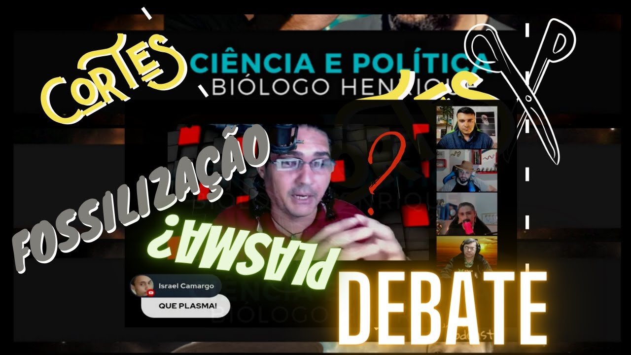 DEBATE - Fósseis e plasma - Biól. Henrique e Alessandro x Juca e Milton | Ciência x Negacionismo #3