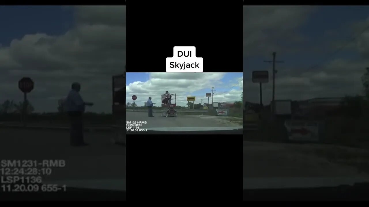 Guy gets a #lui aka #dui while driving a lift and drinking a beer. #shorts #youtube #youtubeshorts
