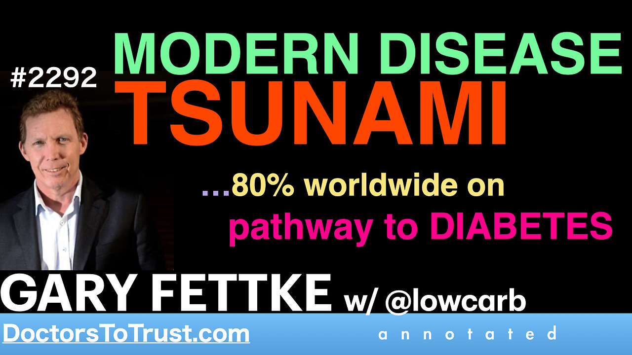 GARY FETTKE m2 | MODERN DISEASE TSUNAME…80% worldwide on pathway to diabetes