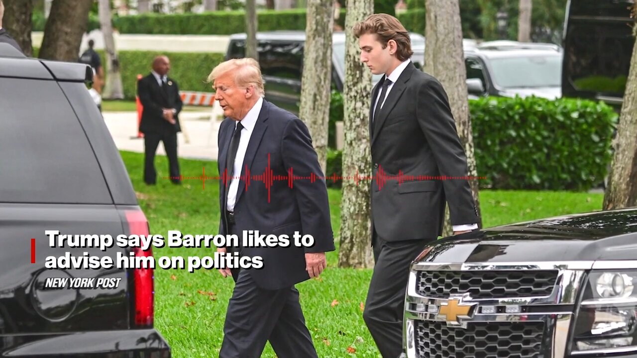 Pres Trump says son Barron likes to give political advice: ‘Dad, this is what you have to do’