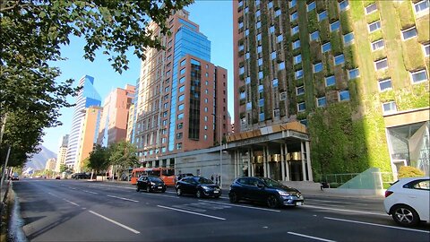 Av. Vitacura in Santiago , Chile