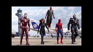 Team Iron Man vs Team Cap - Airport Battle Scene - Captain America: Civil War - Movie CLIP HD