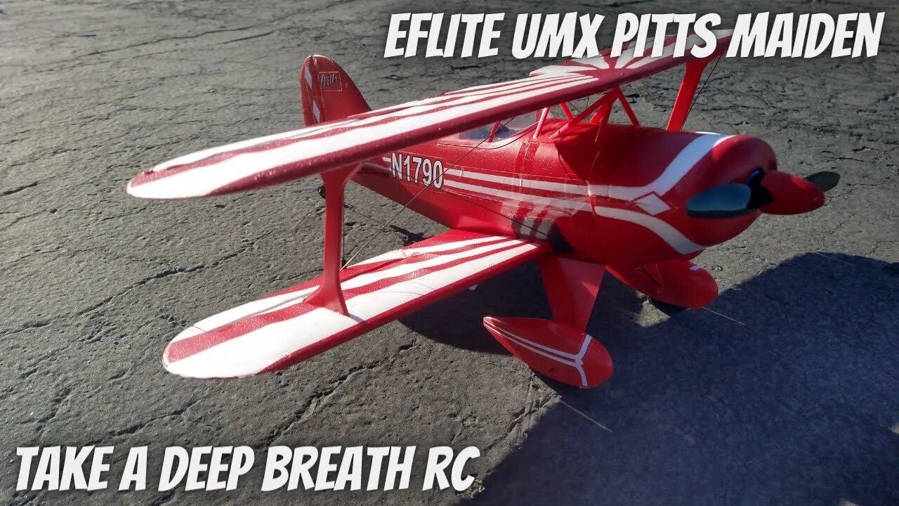 Eflite UMX Pitts V2 Maiden!