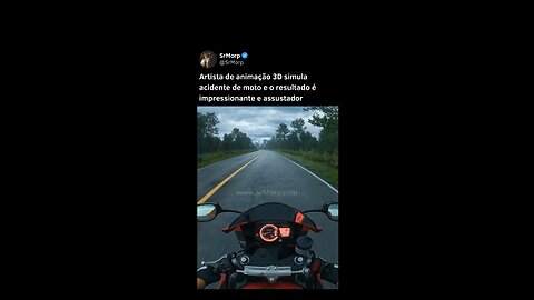 Animação simula acidente. Resultado assustador