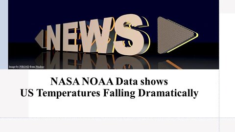 NASA NOAA 2019 Global Temperature Data shows US Temperatures Falling Dramatically #Greta #AOC #Davos