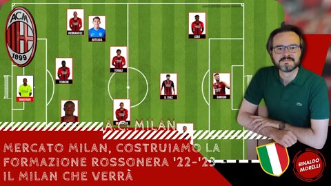 Mercato MILAN, costruiamo la formazione rossonera '22-'23 - Il Milan che verrà ep.04 03.06.2022