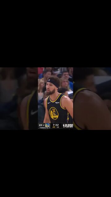 Klay scores his first playoff bucket since the 2019 finals 🙌 #shorts