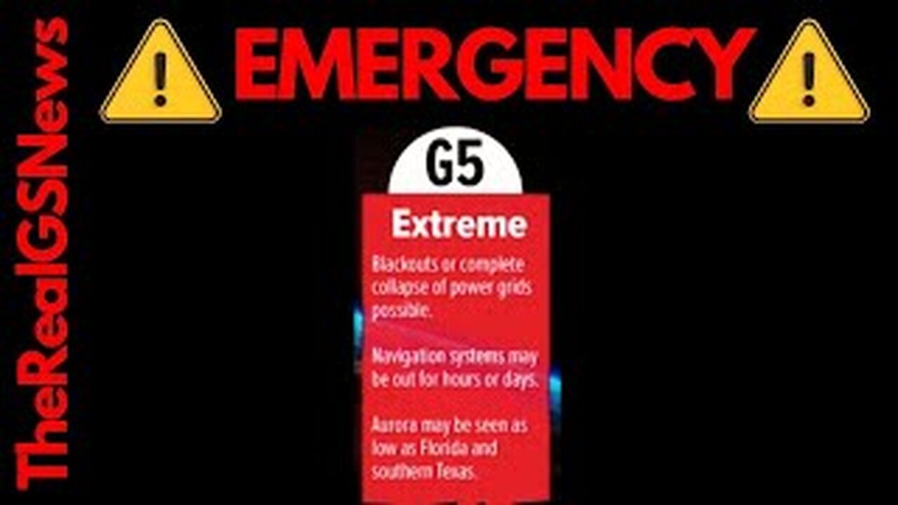 NASA Alert! Magnetic Storm Has Reached Level "G-5" Extreme [Highest Ever]!! Blackout!