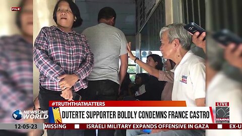 Duterte supporter boldly condemns France Castro