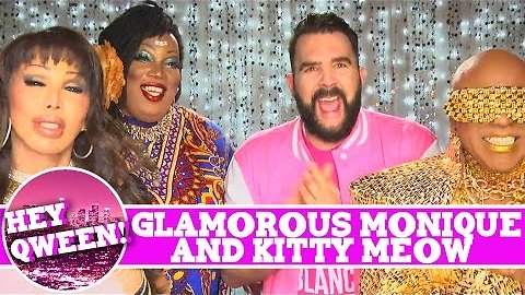 Glamorous Monique & Kitty Meow on Hey Qween! LEGENDS EDITION with Jonny McGovern! PROMO!