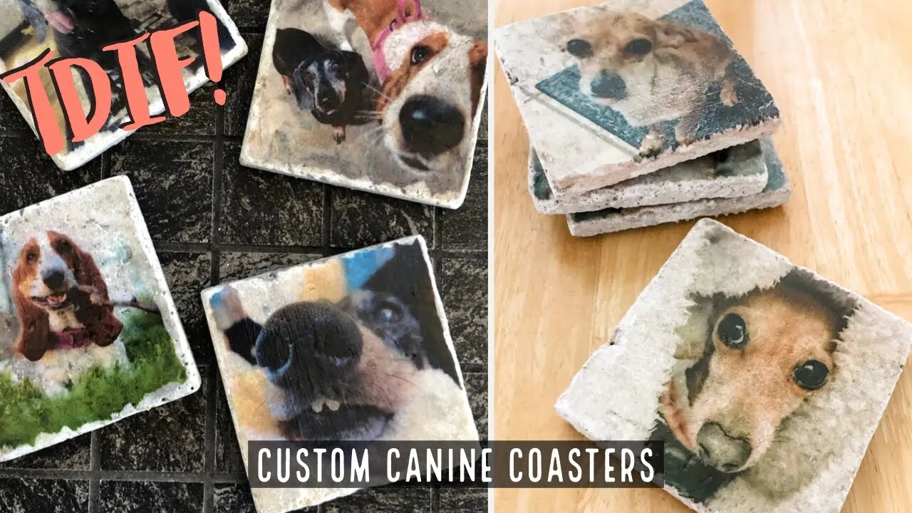 TDIF! Create Your Own Custom Canine Coasters