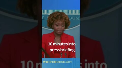 Today’s press briefing in 17 seconds #🤷‍♂️