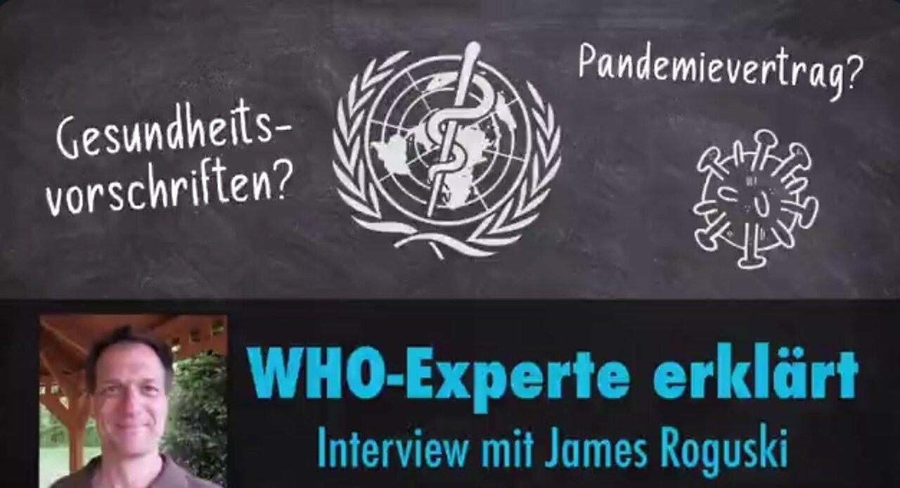 WHO-Experte erklärt Änderungen im Pandemievertrag und den Internationalen Gesundheitsvorschriften