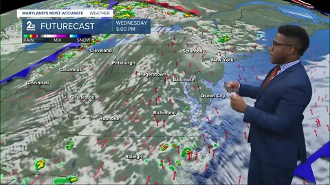 WMAR-2 News Patrick Pete's Monday forecast