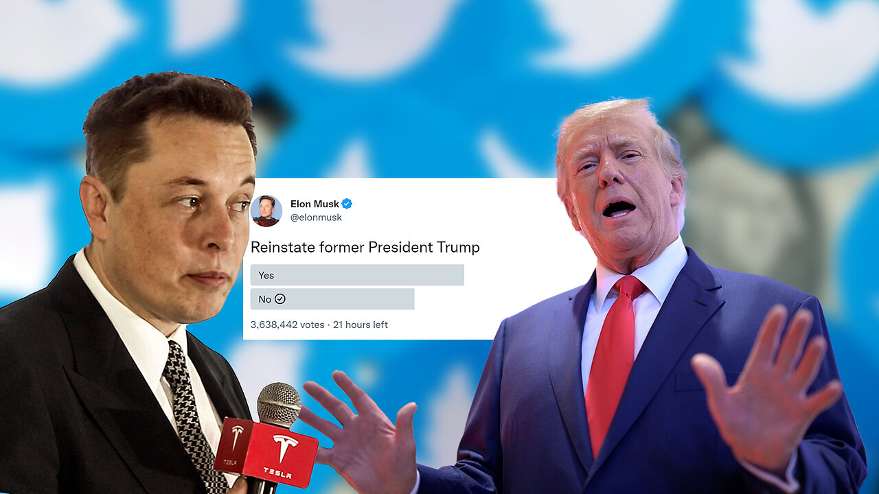 Twitter CEO Elon Musk reinstates Donald Trump’s Twitter Account !!