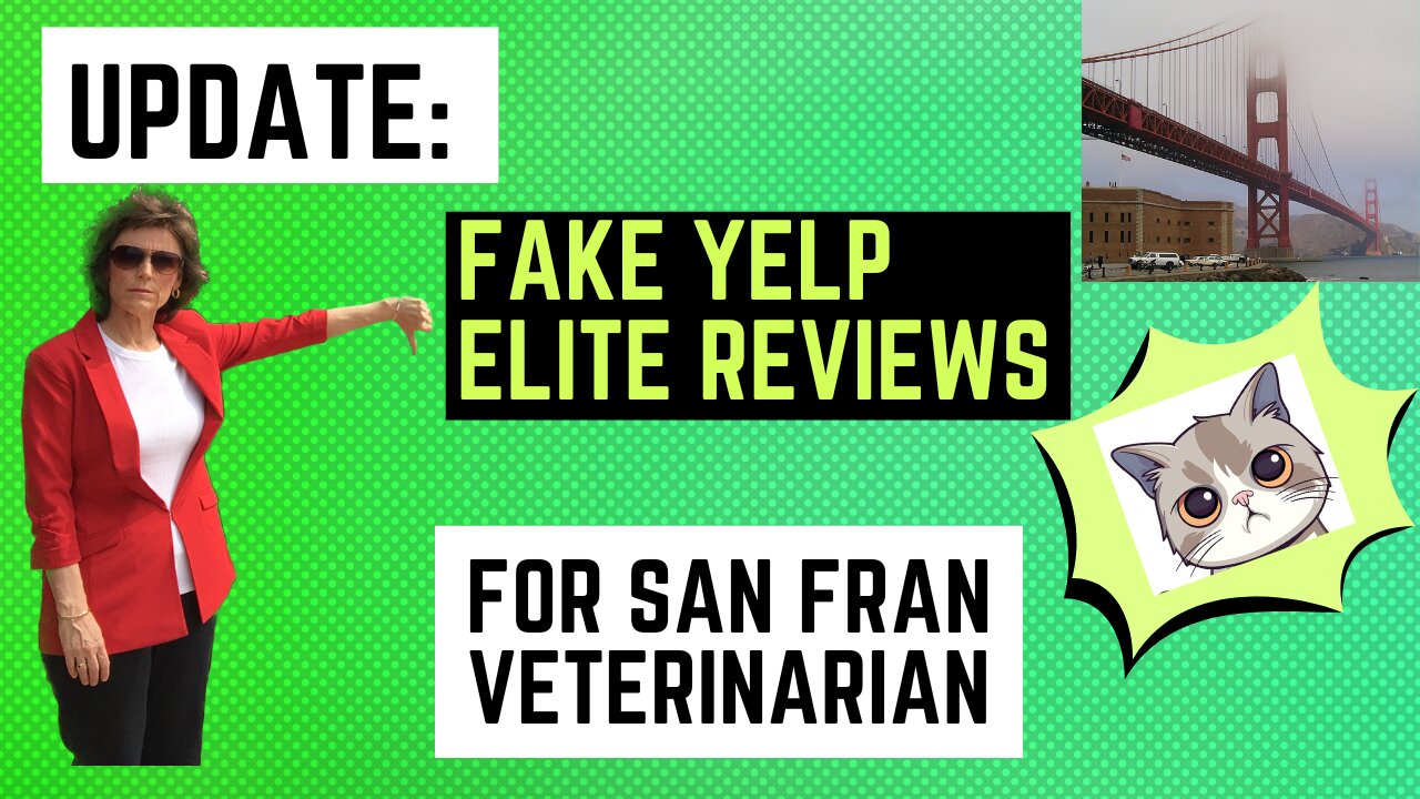 UPDATE: Fake Yelp Elite Reviews for San Francisco Veterinarian