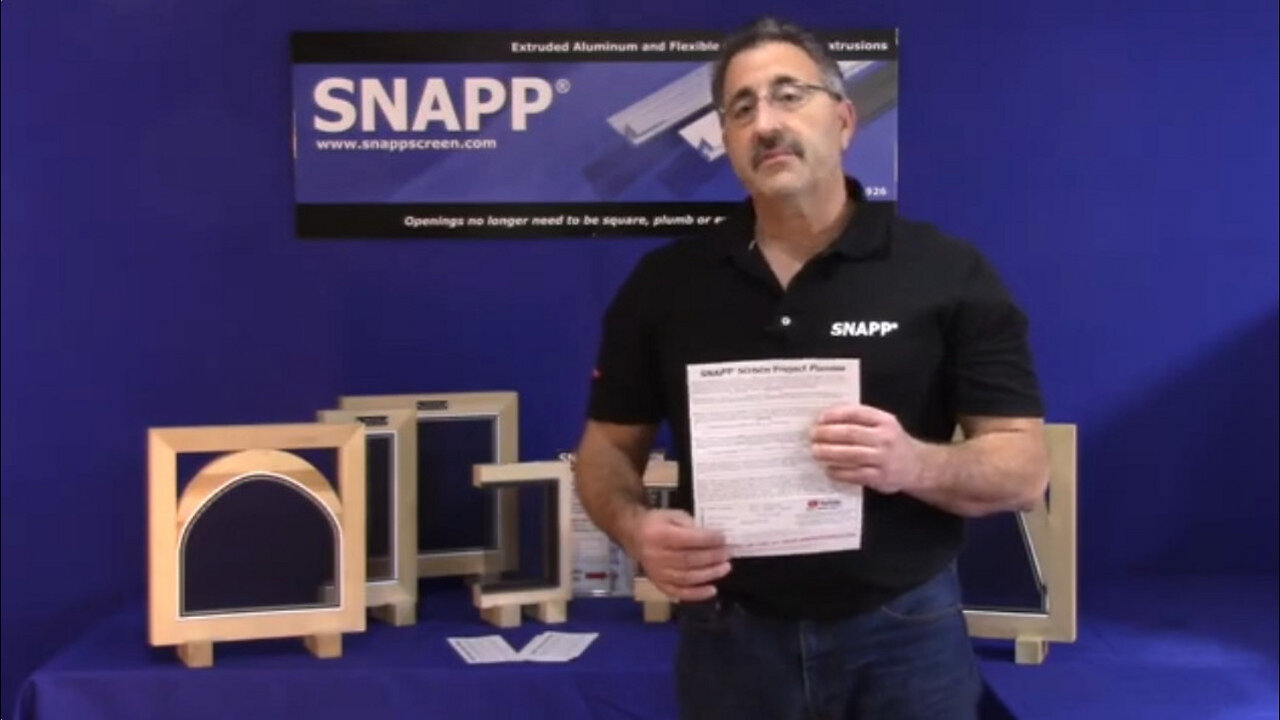 SNAPP® screen - Installation Series Part 1 - Materials & Ordering (old)
