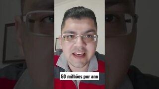 50 milhões de euros por ano 😱😱😱