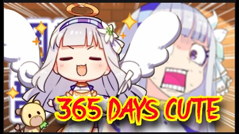 vtuber shirayuri lily 365 days always cute