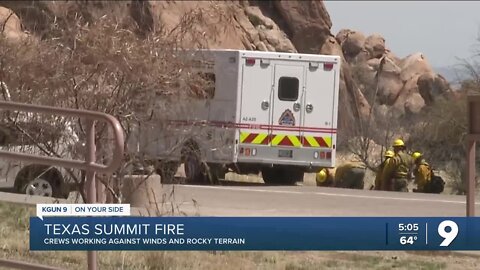 Texas Summit Fire still about 50% contained