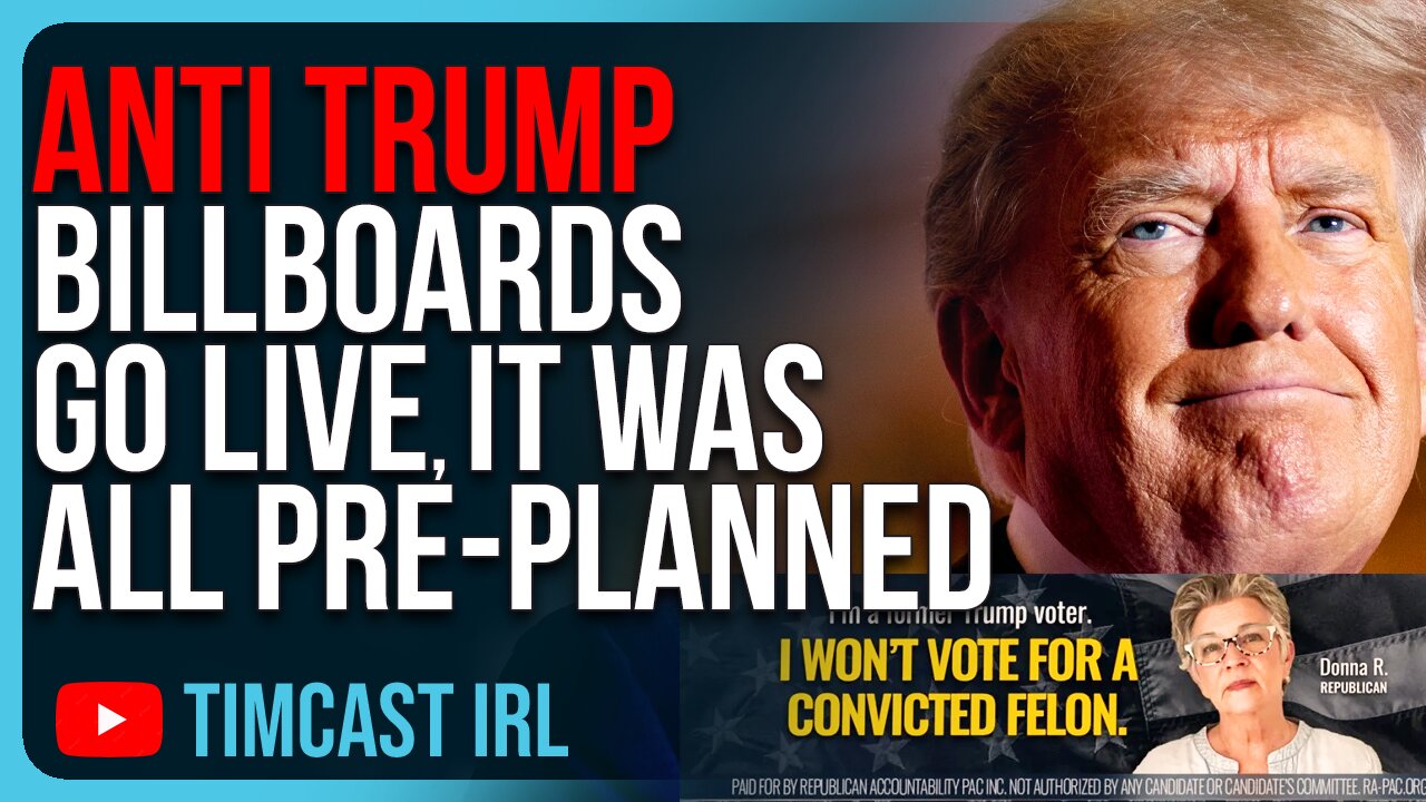 Anti Trump Billboards GO LIVE, It Was All Pre-Planned