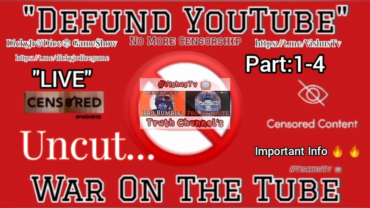 WAR AGAINST THE TUBE... Part:1-4 "UNCUT... #VishusTv 📺