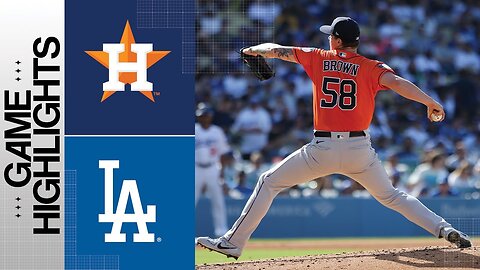 Astros vs. Dodgers Game Highlights (6_25_23) _ MLB Highlights