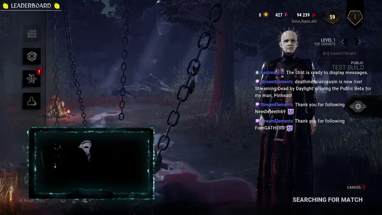 playing the Public Beta for my man, Pinhead!