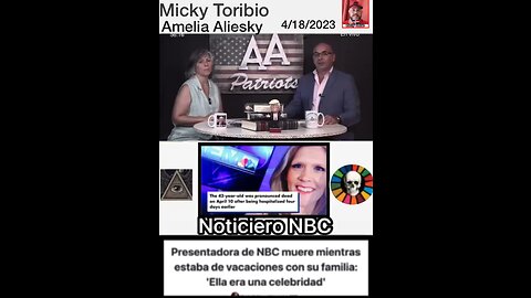 PRESENTADORA DE NOTICIAS NBC MUERE REPENTINAMENTE ( Amelia y Aliesky)