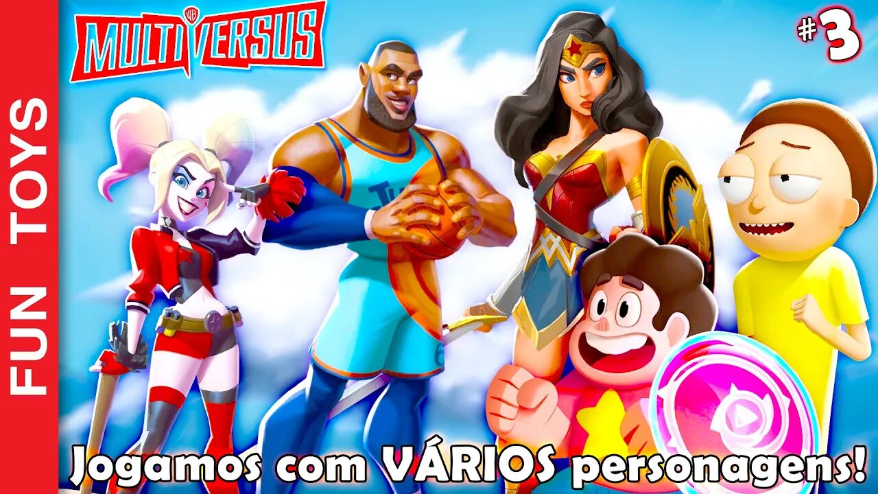 MULTIVERSUS #3 - Jogamos com VÁRIOS personagens diferentes neste gameplay IRADO! 💥